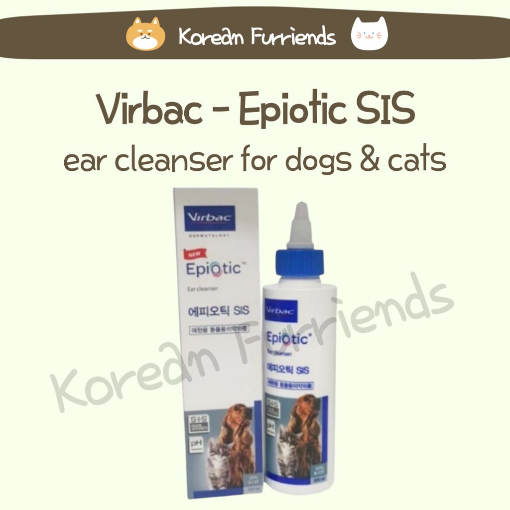 Virbac Epiotic Ear Cleanser NEWEST VERSION Dog Ear Cleaner Cat Ear