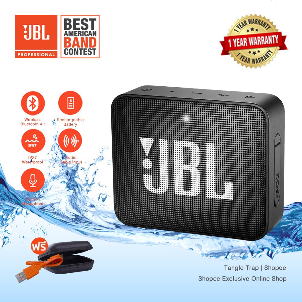 element Fabrikant Elendighed Original JBL GO 2 GO2 Portable Mini Wireless Bluetooth Speaker Super Bass  Stereo Speaker | Shopee Philippines