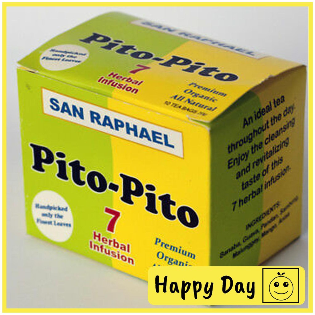San Raphael PitoPito Herbal Tea 1 Box / 10 Tea Bags (20g) Shopee
