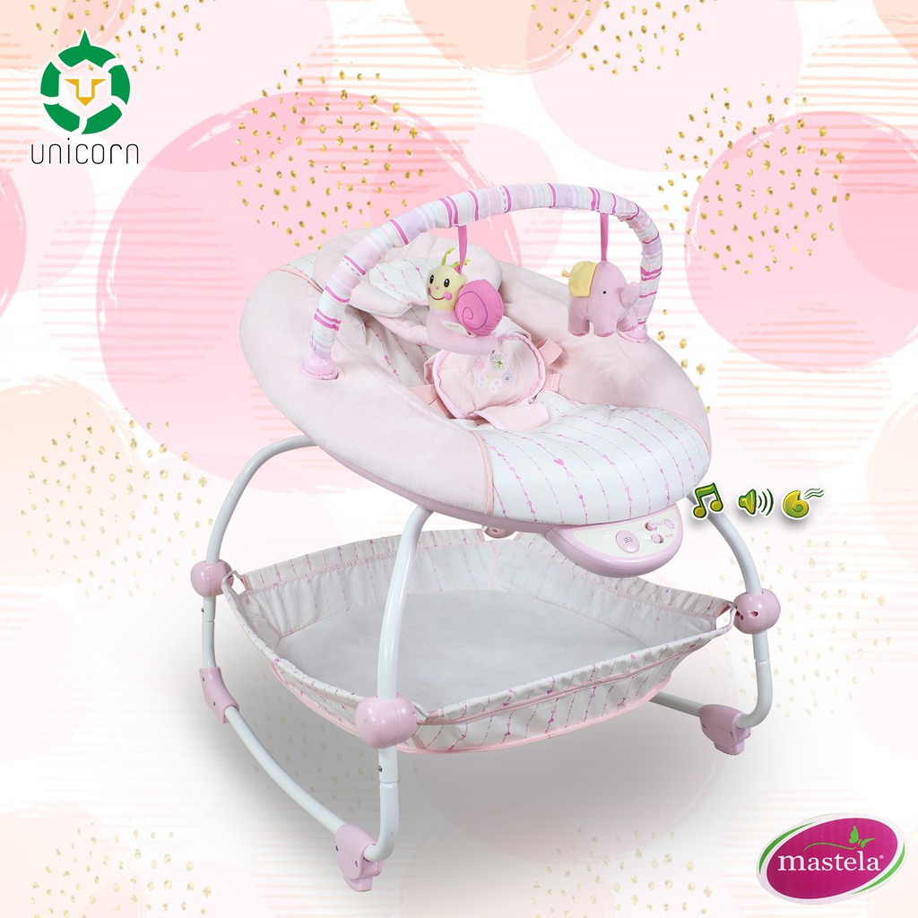 unicorn baby bouncer