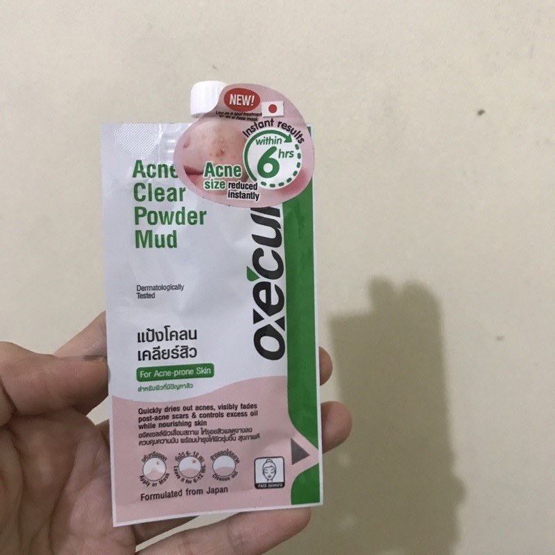 Oxecure Acne Clear Powder Mud 5g Shopee Philippines 1557