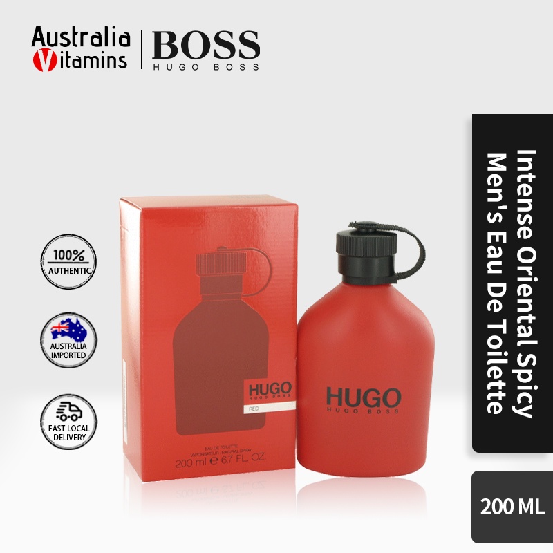 Beca mermelada Masaccio Hugo Boss Red Eau De Toilette 200ml for Men | Shopee Philippines