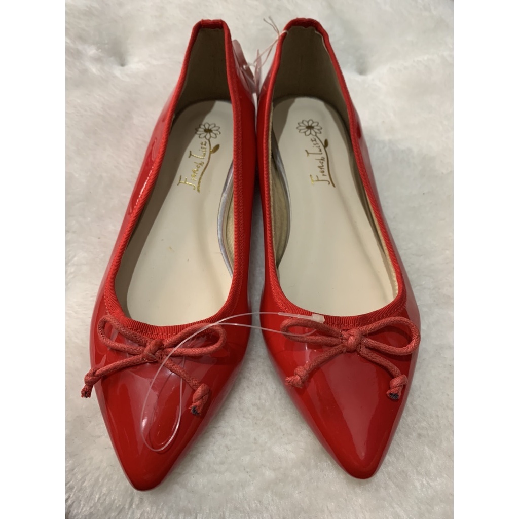 Red Ballerina Shoes Patent Leather Shopee Philippines