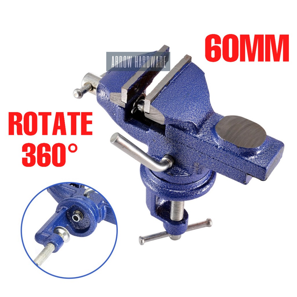 Table Bench Vise Heavy Duty Mechanic Clampon Table Vise 360 Degree