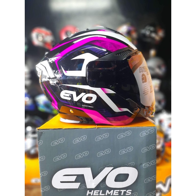 EVO HALF FACE HELMET (SENTINEL) Shopee Philippines