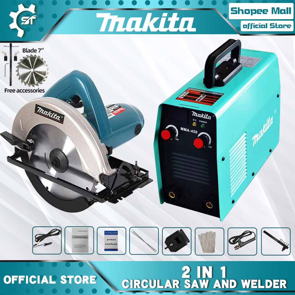 MAKITA 2in1 MMA450 Portable IGBT Inverter Welding Machine plus Makita