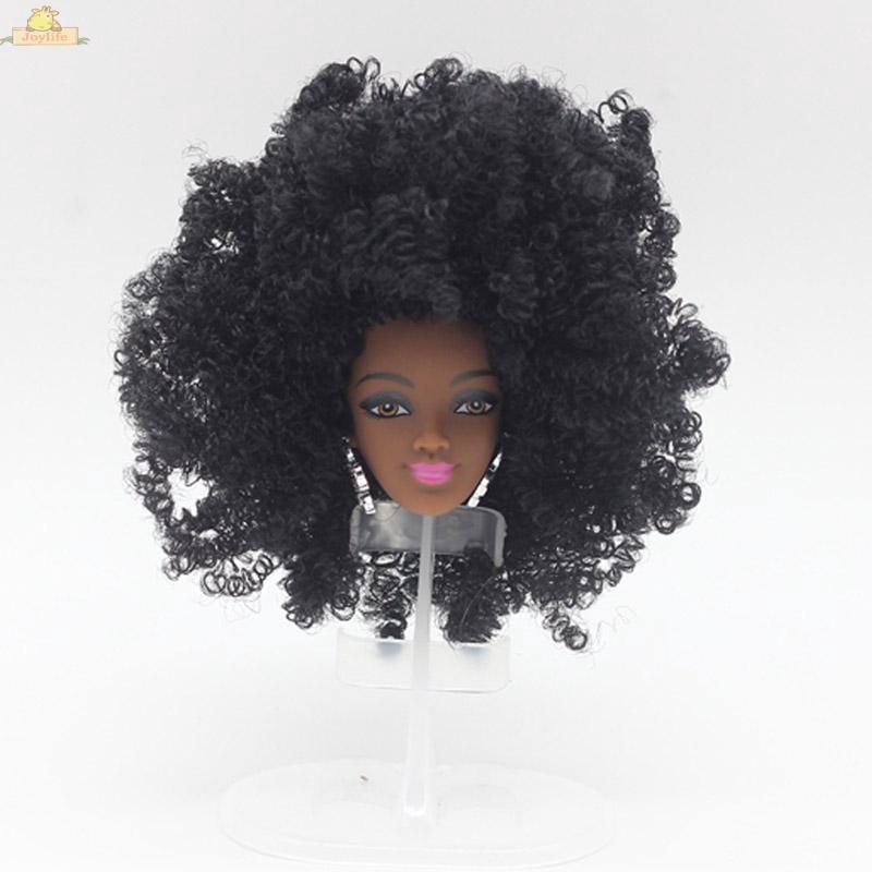 afro hair doll head