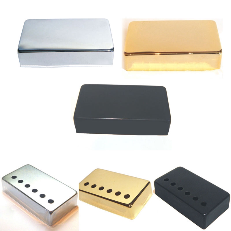 Metal Humbucker Guitar Pickup Cover Caps Black Gold Silver Shopee