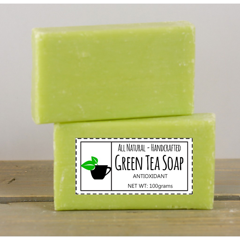 green tea soap