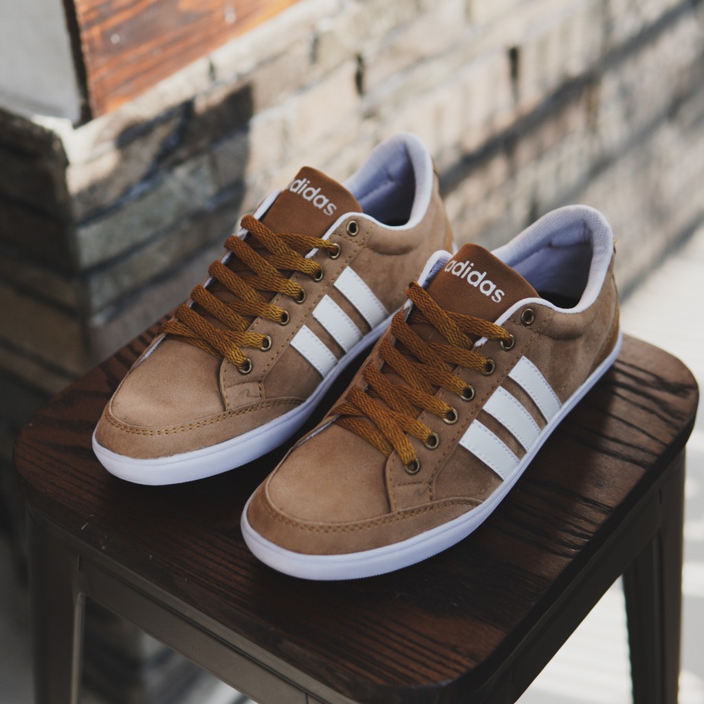 PRIA !! Adidas capler Brown suede Men's sneakers | Shopee Philippines