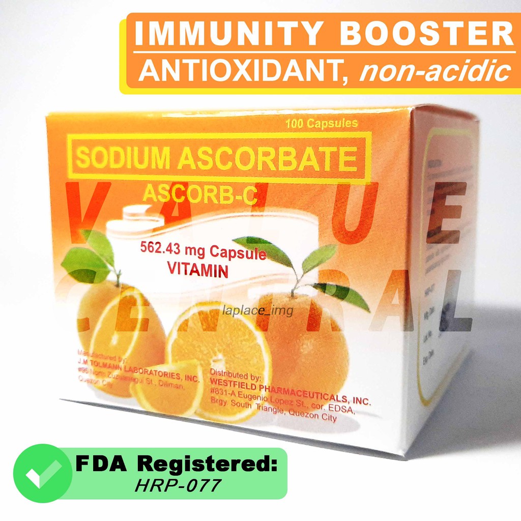 Ascorb C NonAcidic Vitamin C as Sodium Ascorbate Shopee Philippines