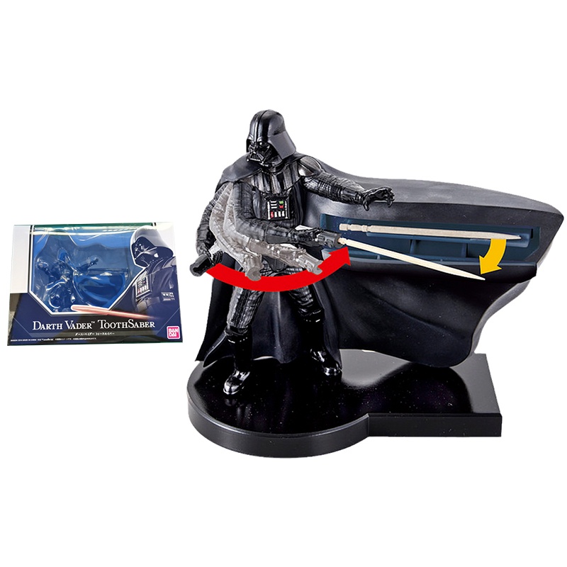 Bandai Star Wars Figure Darth Vader Genuine Model Toothpick Box Action
