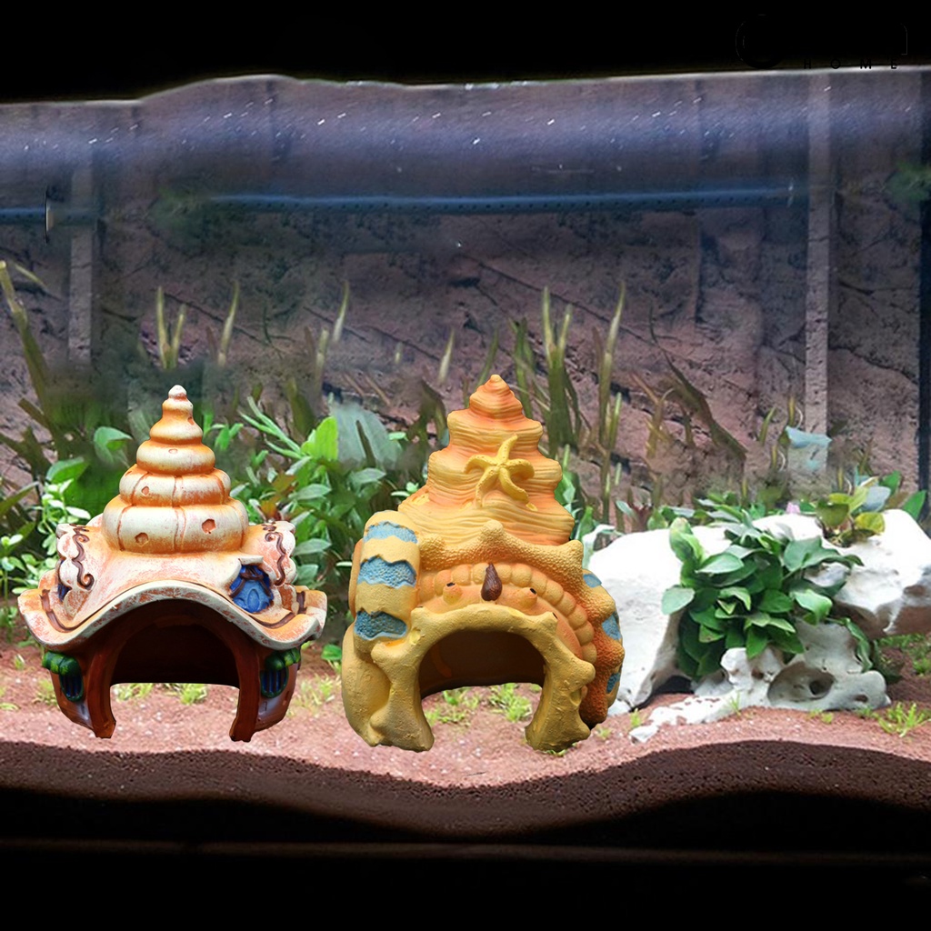 [COD] Fish Tank Ornament Conch Snails House Breeding Hiding Aquarium Decoration Aquarium Supplies #2