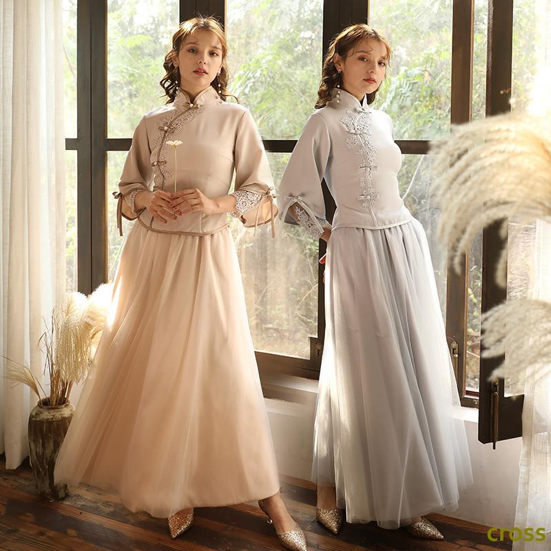 chinese style bridesmaid dresses