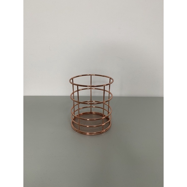 Rose Gold Metal Wire Net Storage Basket Organizers (like new) Shopee Philippines
