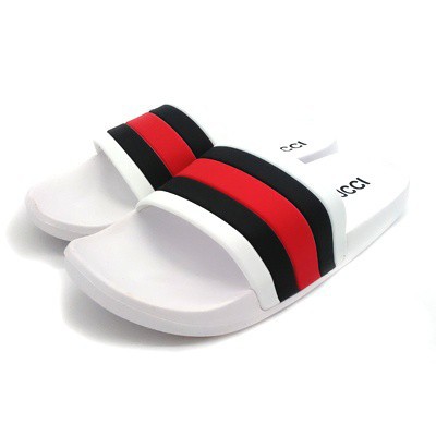 white gucci flip flops cheap