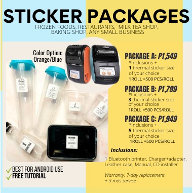 bluetooth printer small size