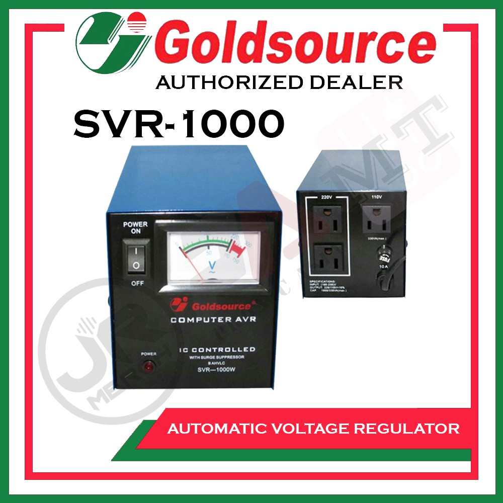 Goldsource Computer Voltage Regulator 1000 watts (SVR1000) AVR Made