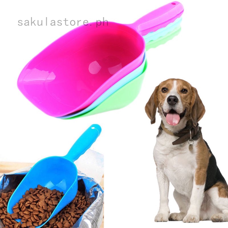 1 X Pet Cat Dog Puppy Food Scooper Spoon Scoop Shovel Feeding Seed