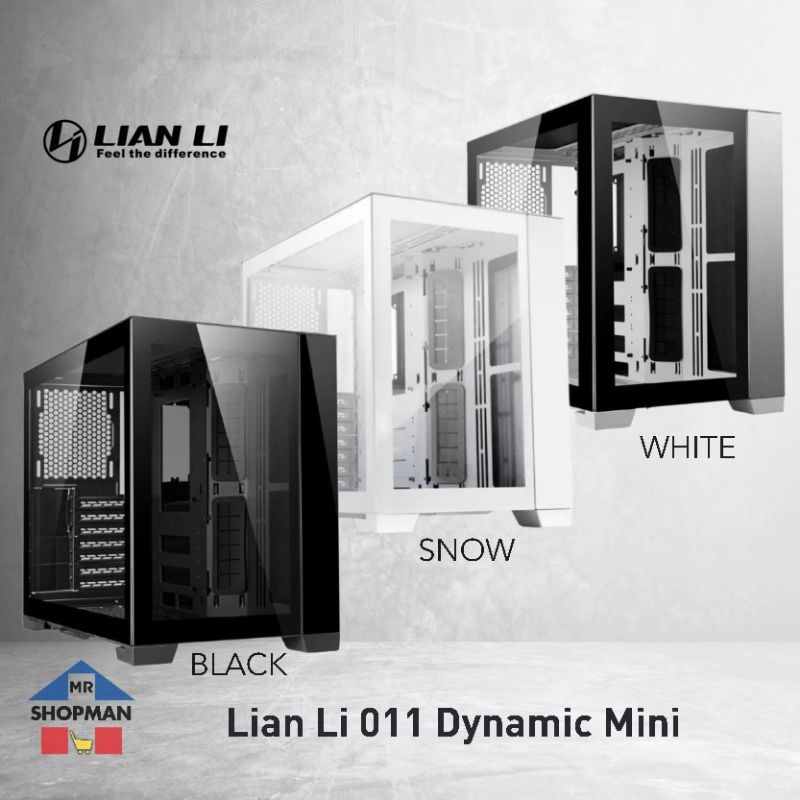 LianLi 011 Dynamic Mini White Black Snow Lian Li Desktop Computer PC Case Shopee Philippines
