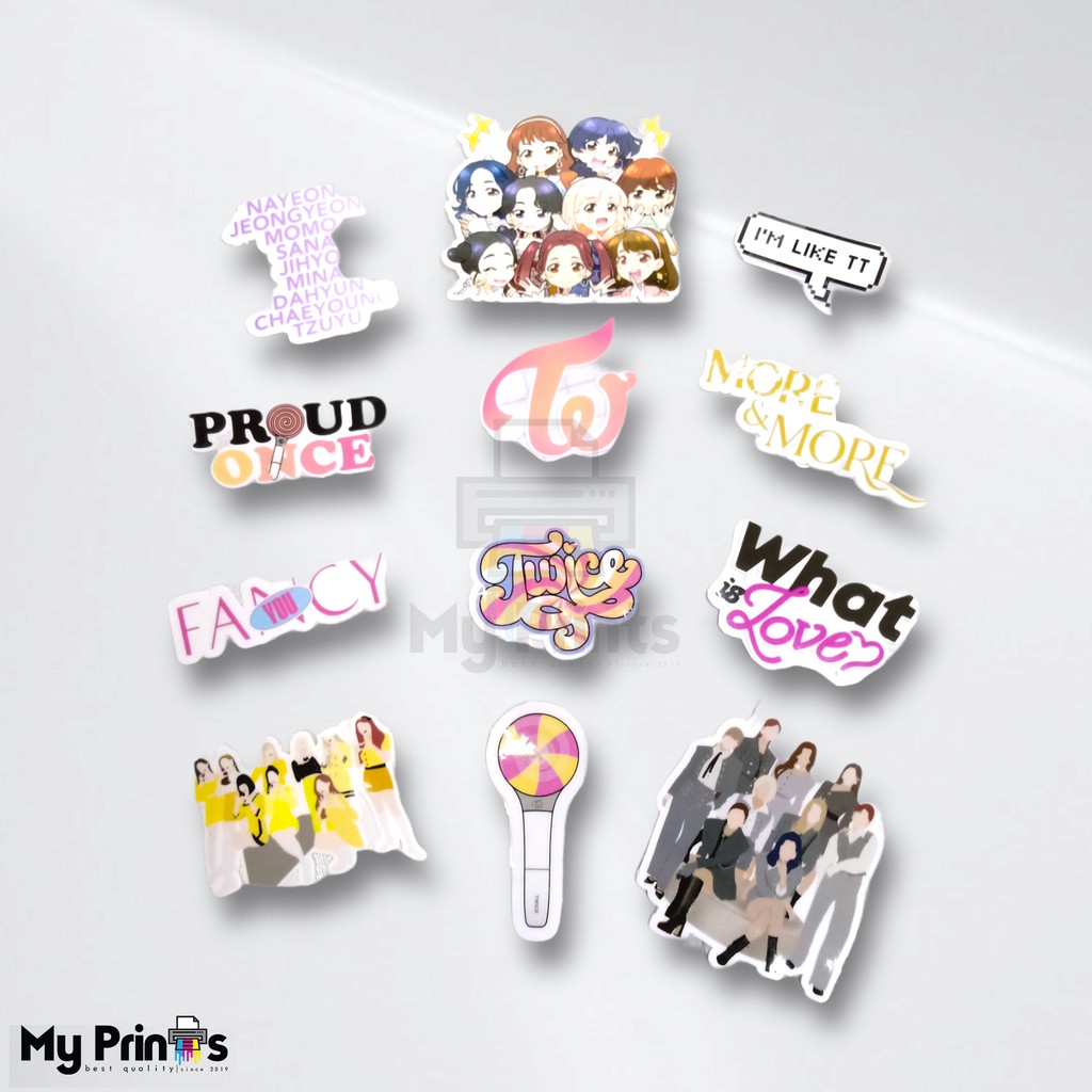 Twice Sticker Pack Vinyl Waterproof Smudgeproof Shopee Philippines