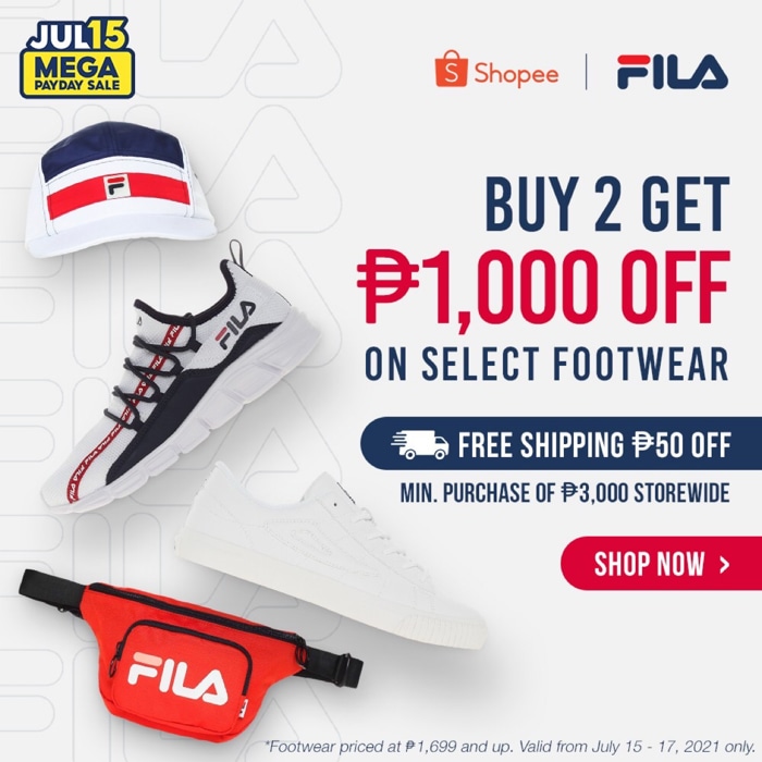 Fila Official store, Shopee Philippines