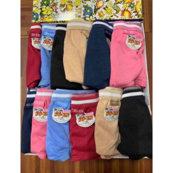 12pcs plain SOEN Ladies panty underwear Shopee Philippines