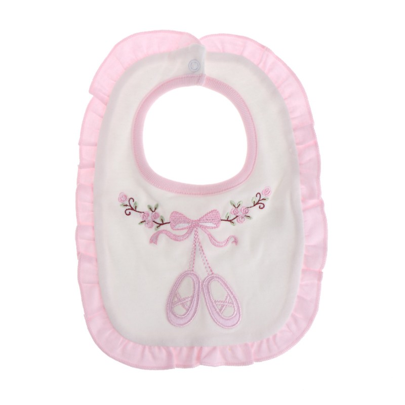 pink baby bibs