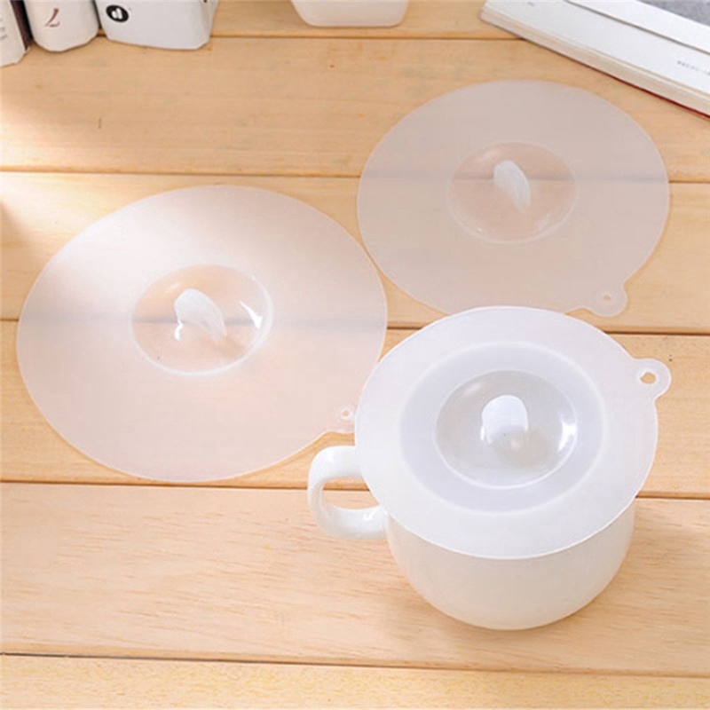 Silicone Cup Lid Silicone Cup Cover Dustproof and Foreign Matte Water Cup Cover 
