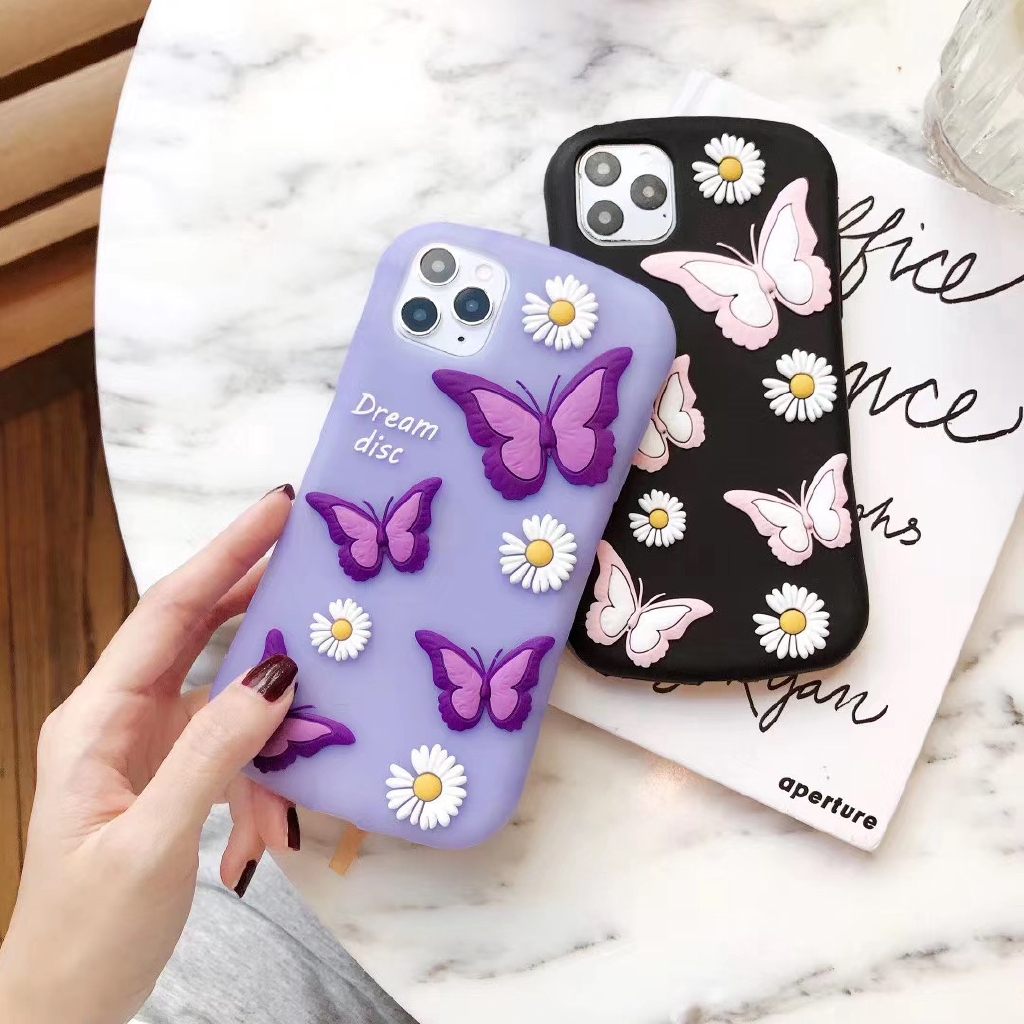 Dream Daisy Butterfly Iphone 11 Phone Case Iphone Xr Xs I 11 I 8 6s Shopee Philippines
