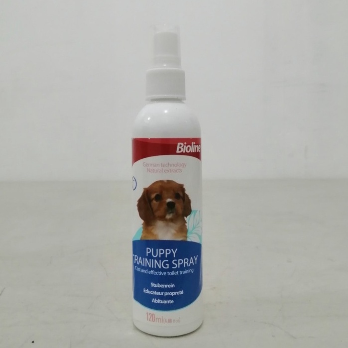 Cyclex 50ml and 120ml Bioline Dog Training Spray Pet Potty Aid Training Liquid Puppy Trainer #2