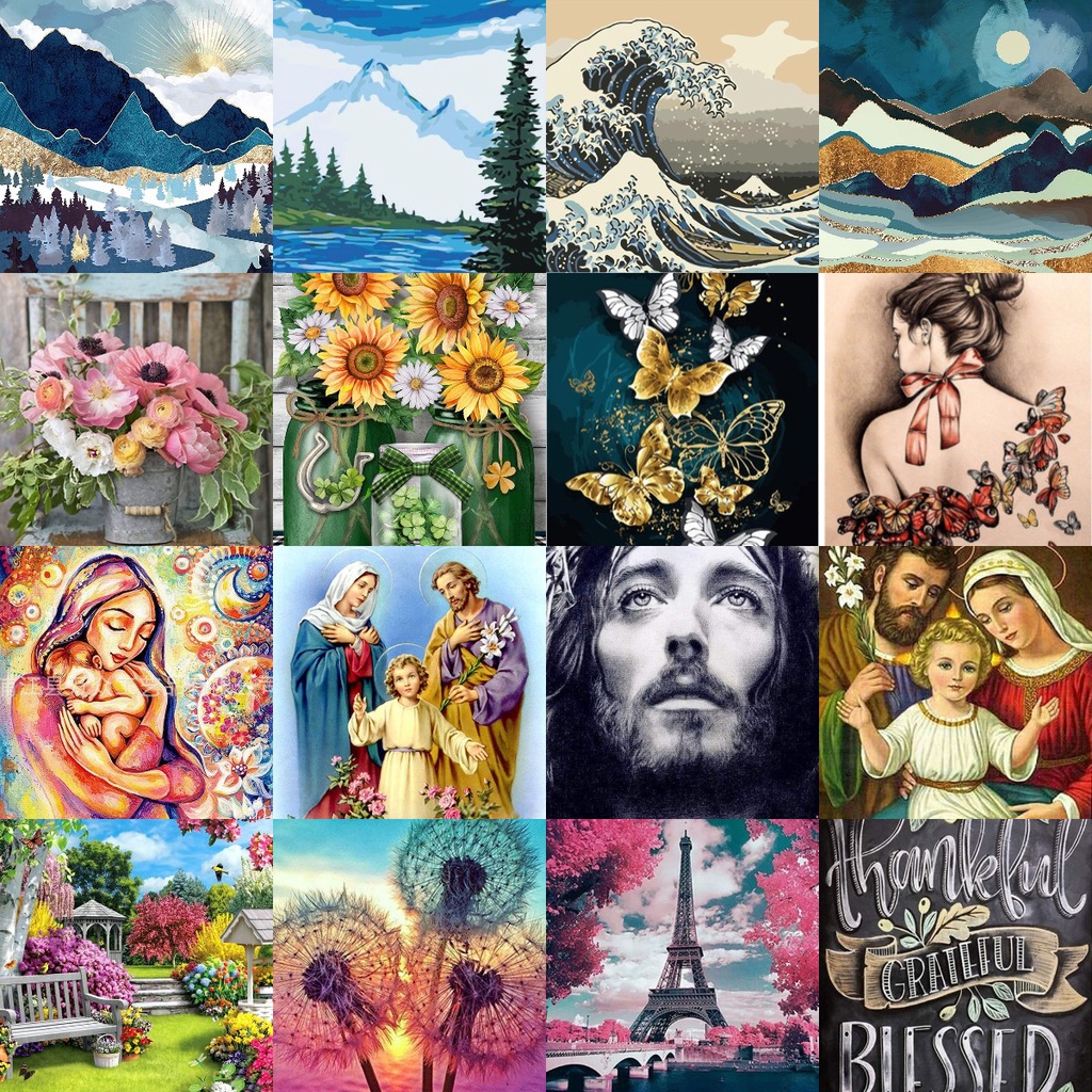 DIY 5d Full Drill Diamond Painting Kit 30*40/100*40cm Diamond