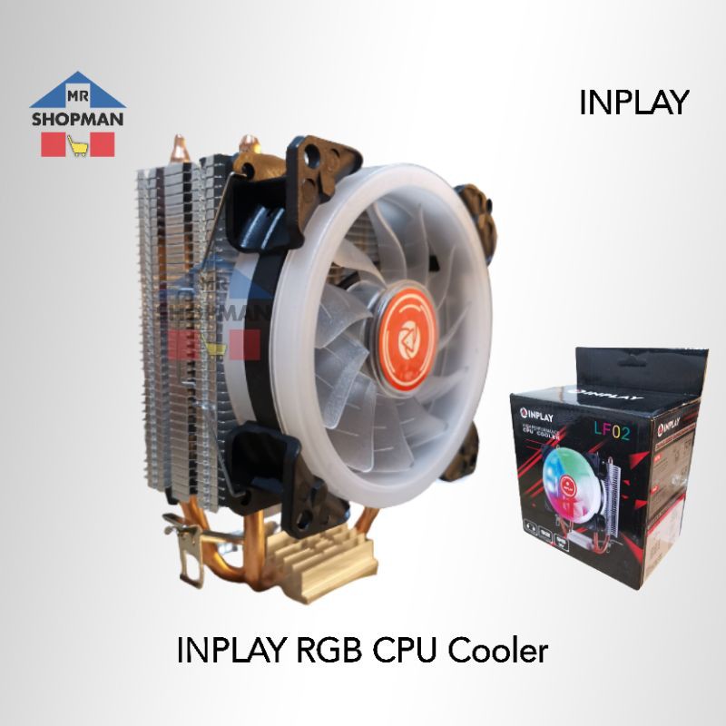 INPLAY CPU Cooling Fan RGB LF02 AMD Intel | Shopee Philippines