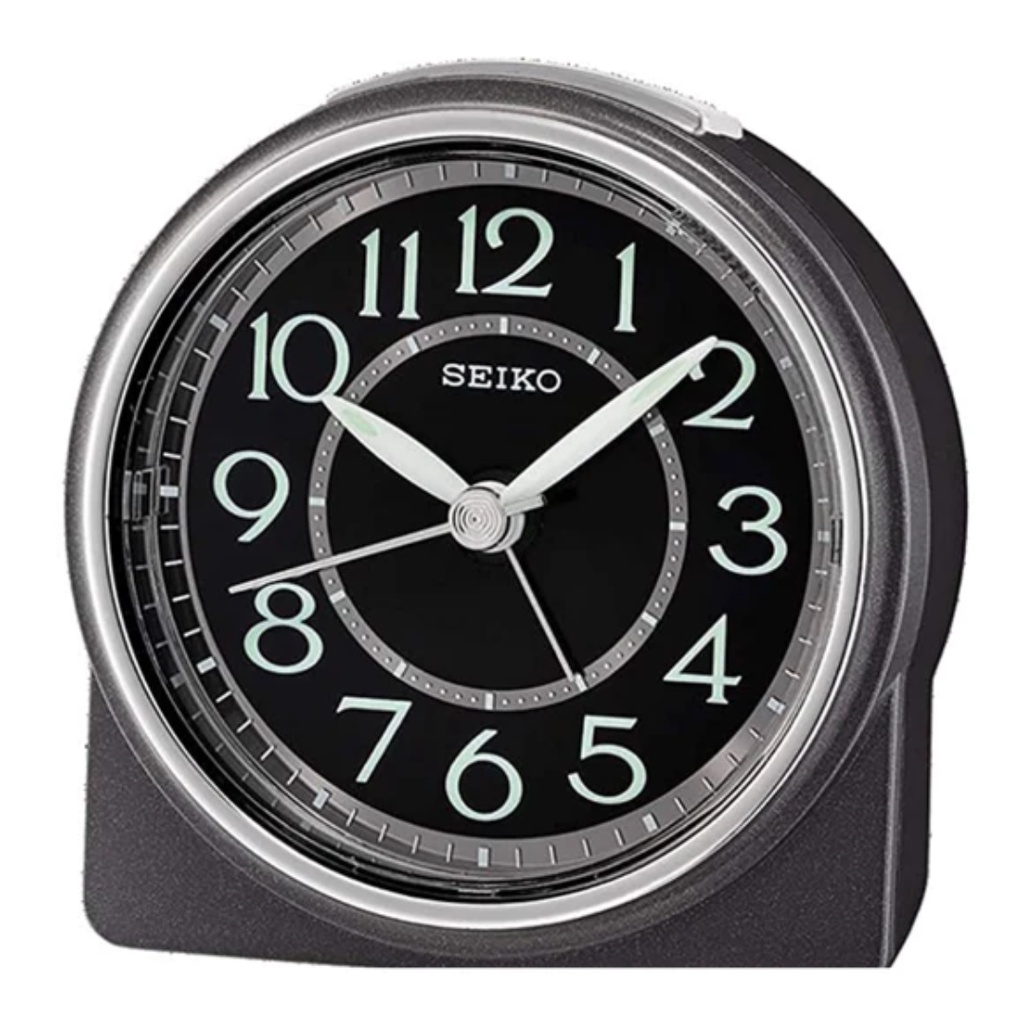 SEIKO QHE165K Bedside Alarm Clock Black Dial Shopee Philippines