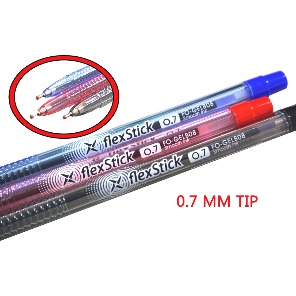 ballpen-flexoffice-brand-12-pcs-smooth-ink-0-7-mm-3-colors