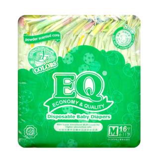 EQ Colors Budget Pack Medium 16's - Tape Baby Diapers #2