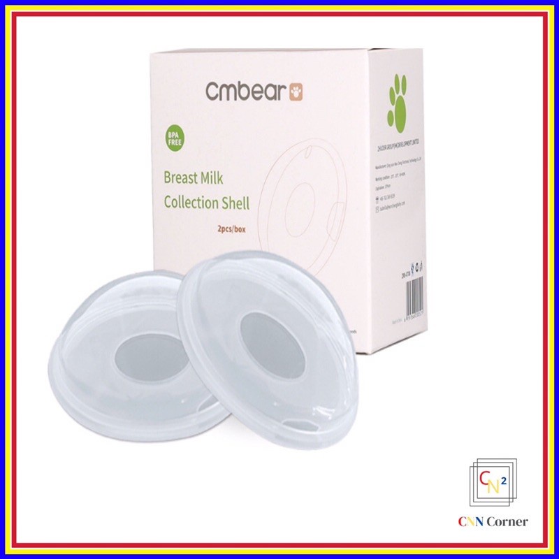 2pcs CMBear Reusable Silicone Breastmilk Collector Shells | Shopee ...