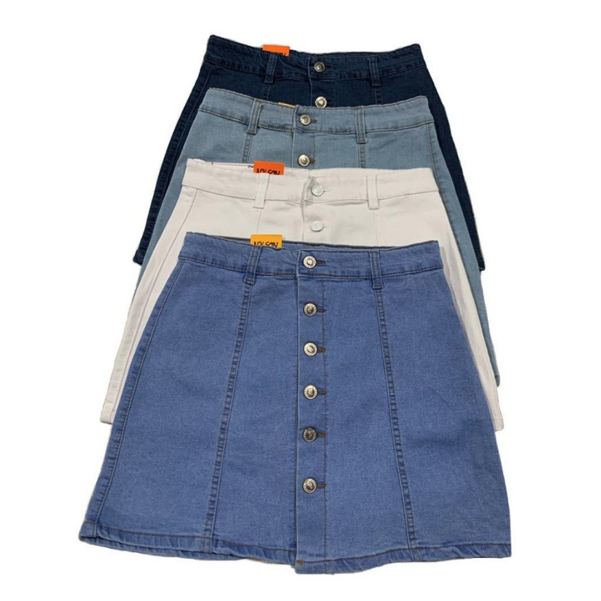 shopee denim skirt