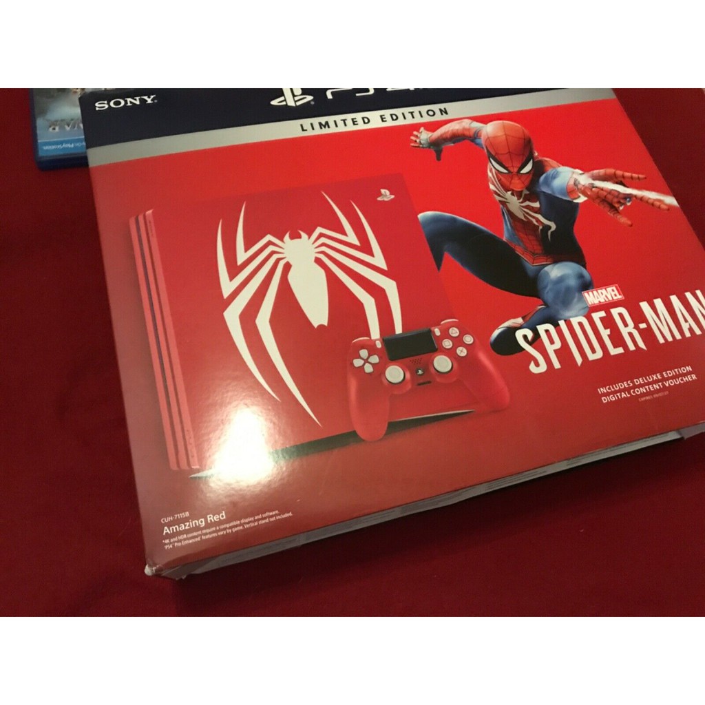 ps4pro spider man edition