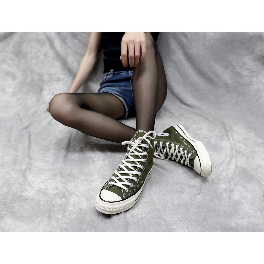 converse olive green sneakers