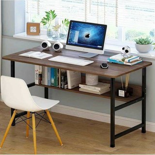 80x40 Computer Table / Study Table / Office Table with Shelve | Shopee ...