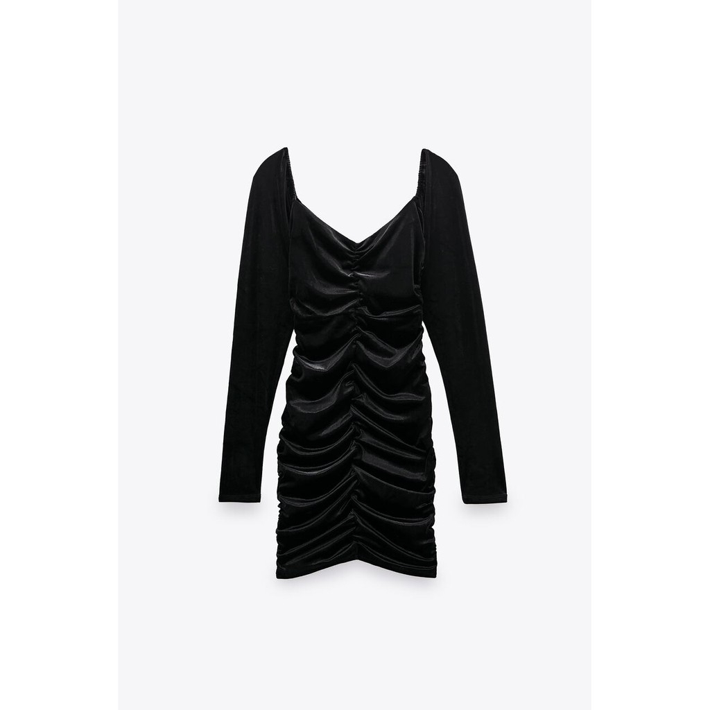 zara velvet dress