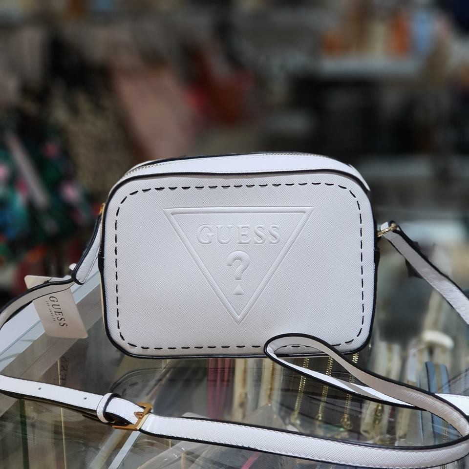 guess white crossbody