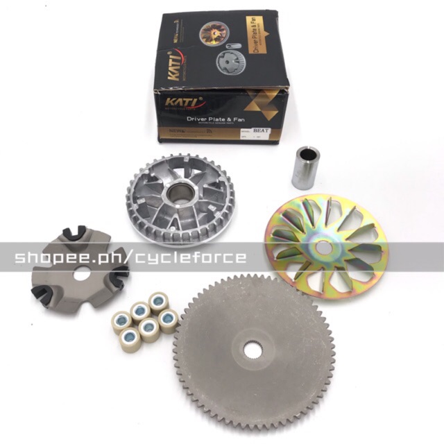 motorcycle pulley set with drive face standard honda beat carb type