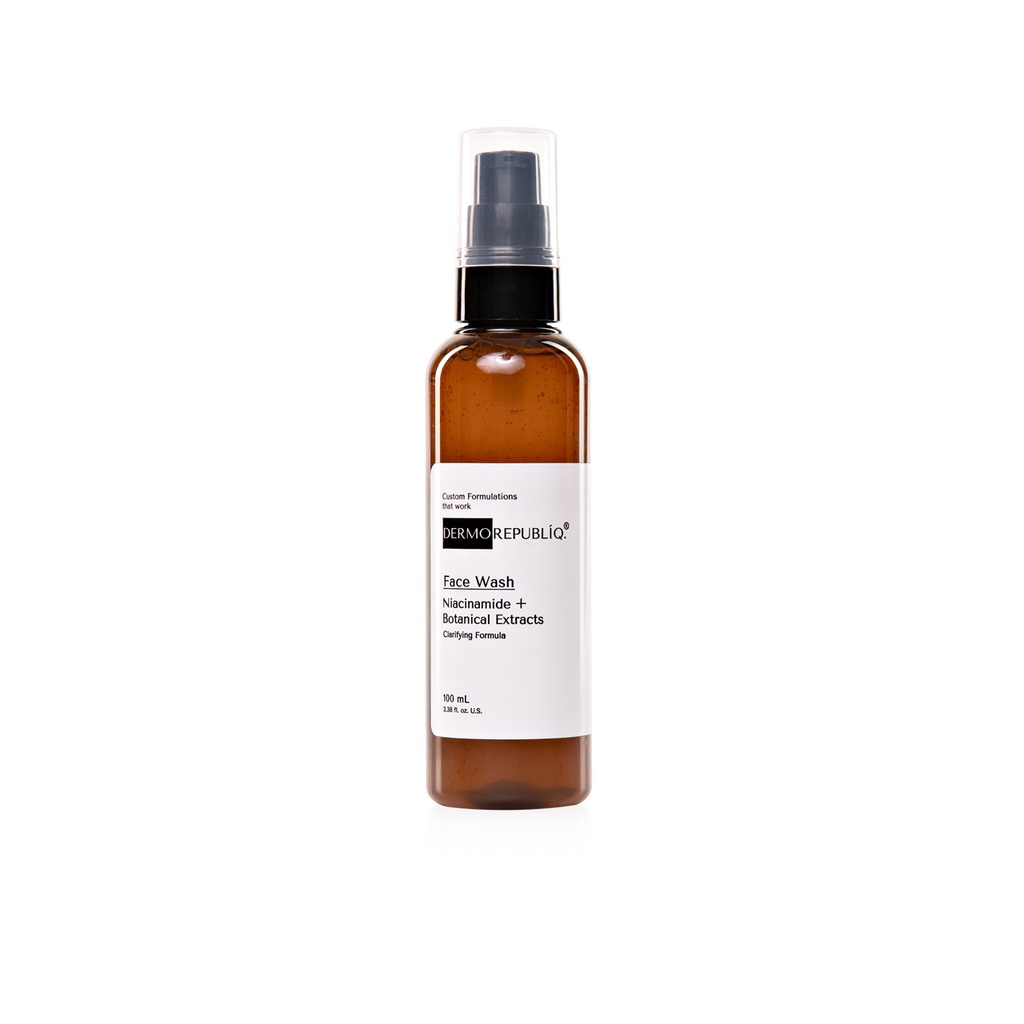 Dermorepubliq Clarifying Gentle Face Wash Niacinamide + Botanical Extracts 100mL Shopee