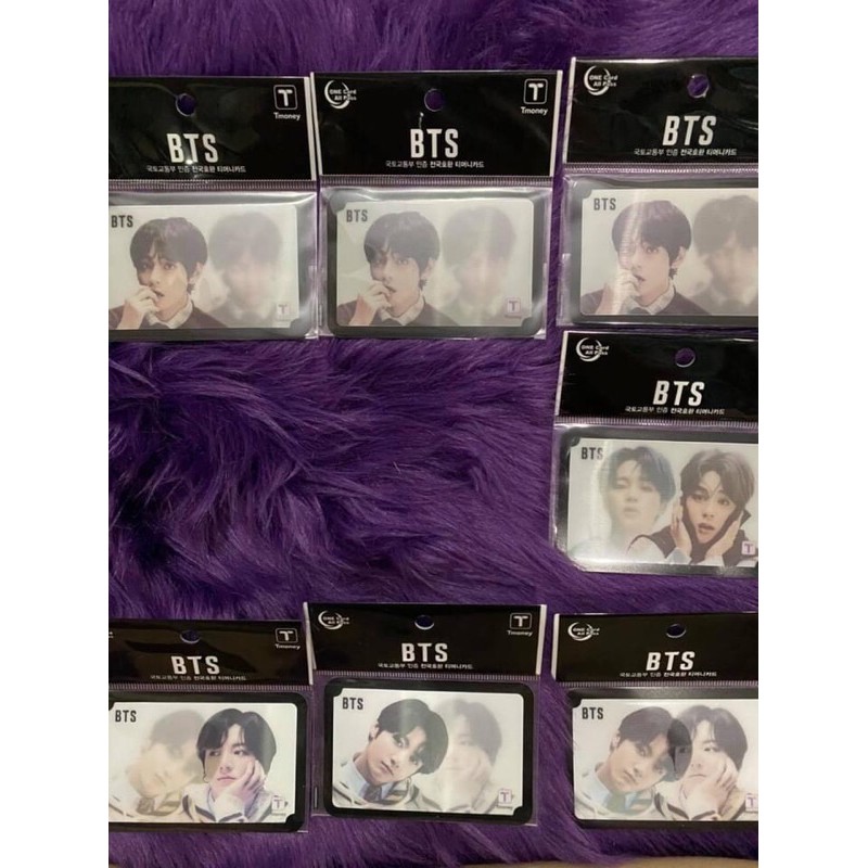 On Hand Bts Lenticular T Money Card Shopee Philippines