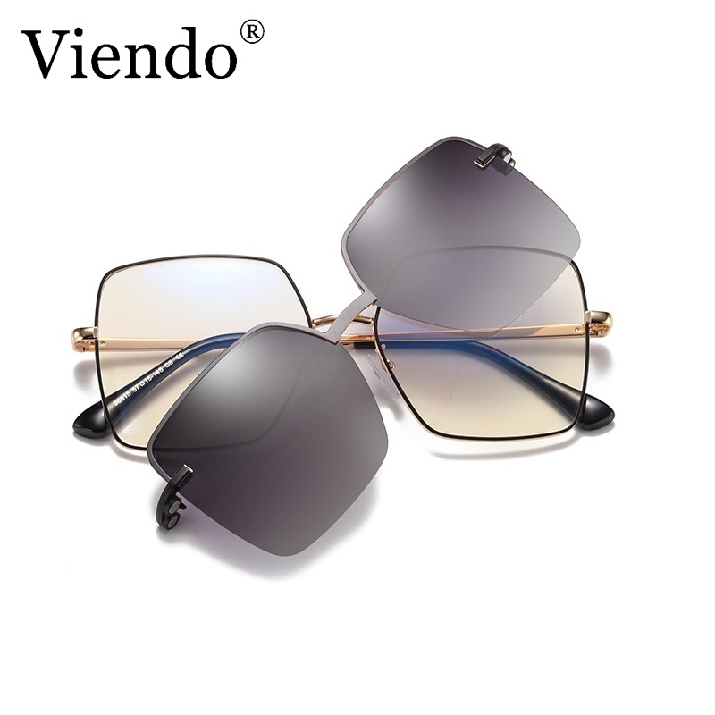 Polarized Clip Sunglasses Men Women Myopic Eyeglasses Index 1