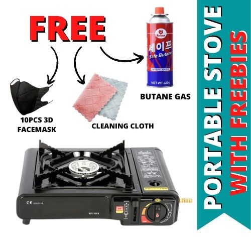 Portable Cassette Cookers Stove Butane Gas Burner Indoor/Outdoor