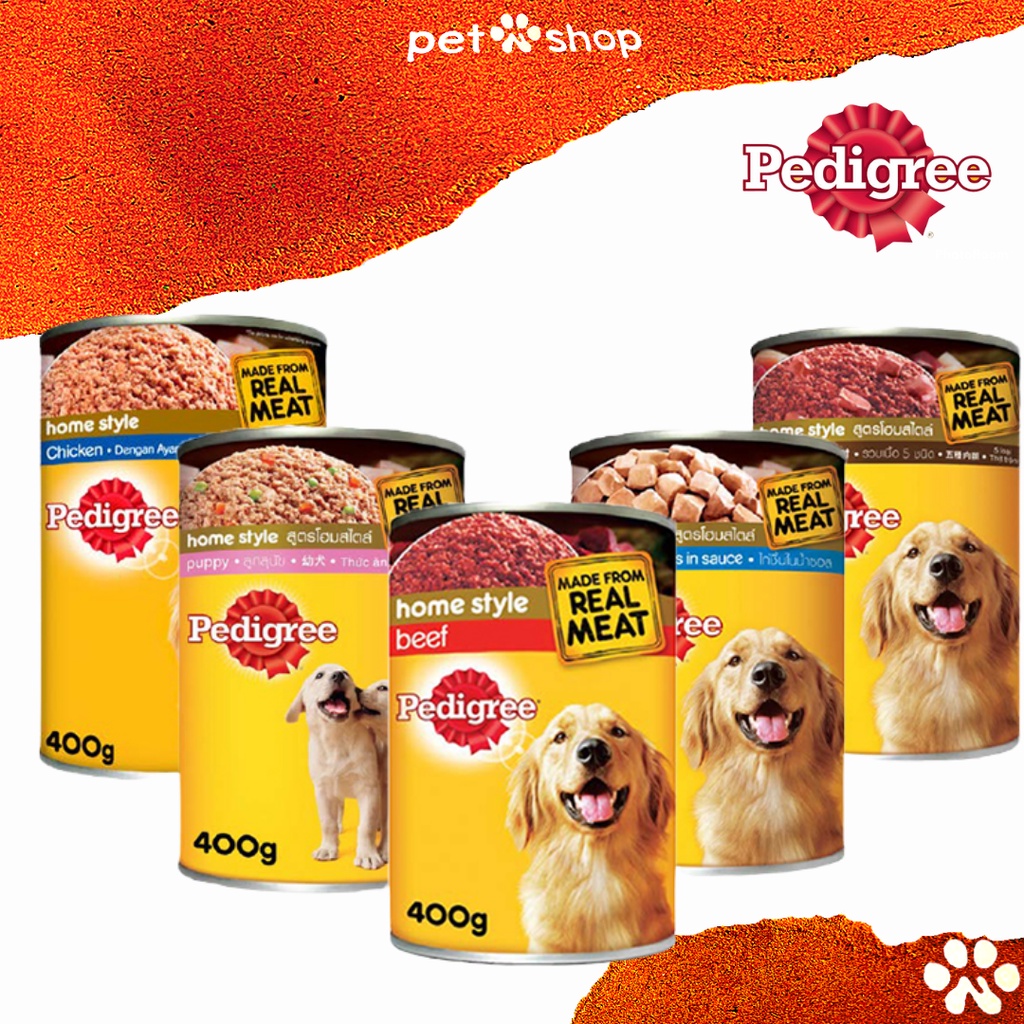 Pedigree Canned Wet Dog Food 400g , 700g, 1.15kg Shopee Philippines