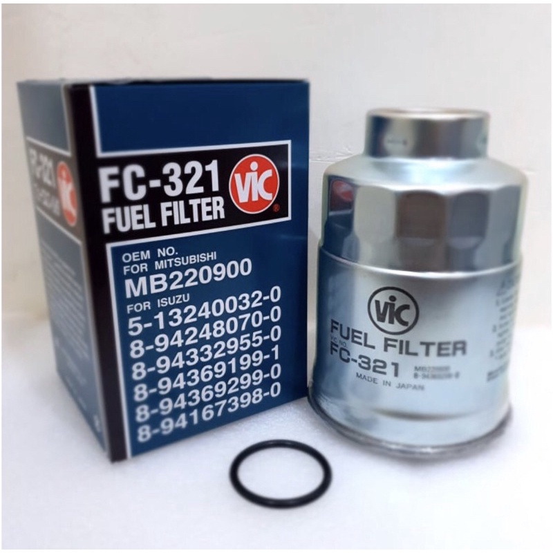 Vic Fuel Filter FC-321 Hyundai/Mitsubishi/Isuzu (FC321) | Shopee ...